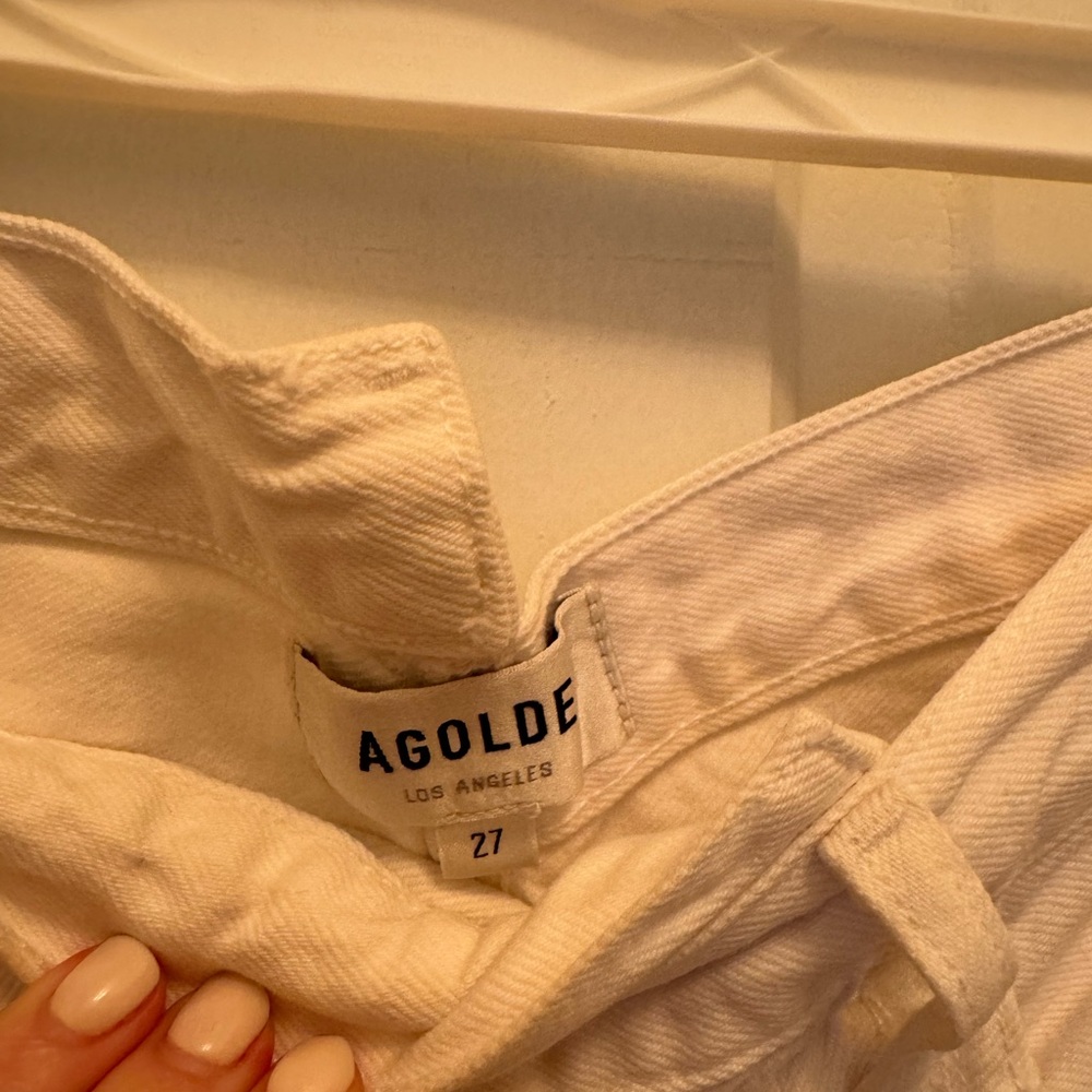 AGOLDE CROSSOVER JEANS